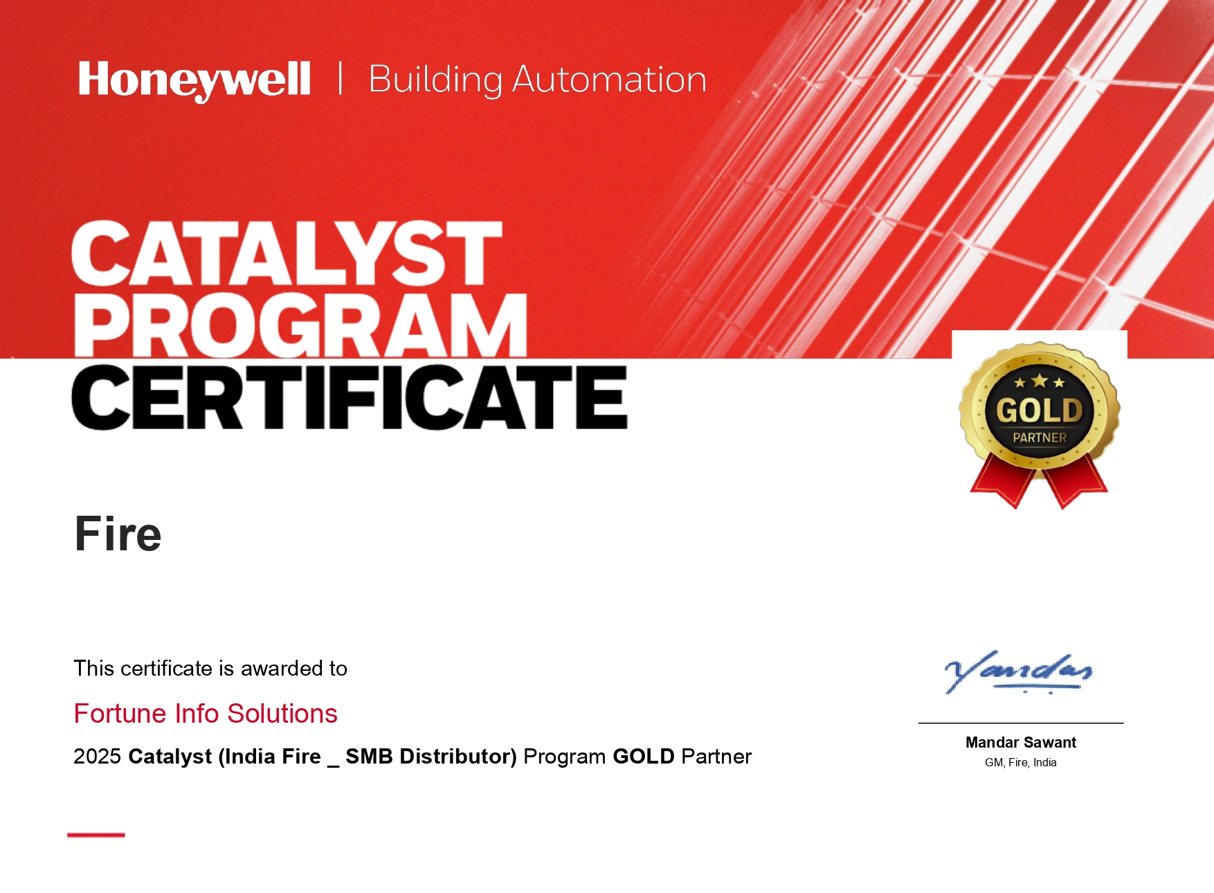 Honeywell Fire Partner